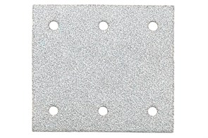 10 шлифовальных листов на липучке 115x103 мм, P 120, краска, SR, Metabo, 625643000