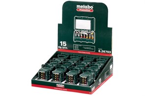 {{photo.Alt || photo.Description || 'Набор бит (15 предметов) 24 шт. в дисплее Metabo, 6267030001'}}