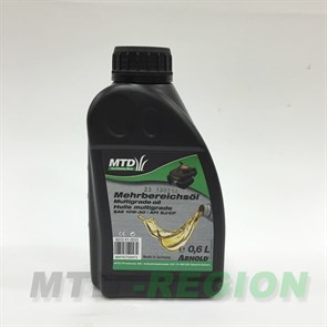 Масло 4-тактное MTD SAE10W-30 0,6л