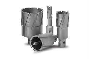TCT корончатое сверло по металлу "MESSER"  35L x 12D
