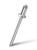 Заклепка вытяжная  алюминий/сталь открытая (AlMg 2,5%/St); 2,4 x 8,0; Борт:Потайной; уп.1000 шт.