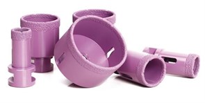 Коронка вакуумная для сверления гранита, сухая, D22-3.5Т-7W-50L-M14