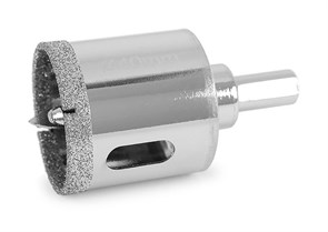 Коронка алмазная MESSER-DIY D20 X L40, с центрирующим сверлом (керам. плитка, керамогранит, мрамор, стекло)