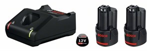 Набор 2 аккумулятора GBA 12V 2.0Ah + GAL 12V-40, BOSCH