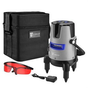 Уровень лазерный самовыравнивающийся DEKO DKLL02RB PRO SET 1 в сумке (2 линии, красный луч)