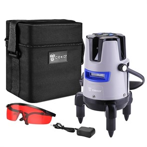 Уровень лазерный самовыравнивающийся DEKO LL57 PRO SET 1 в сумке (5 линий, красный луч)