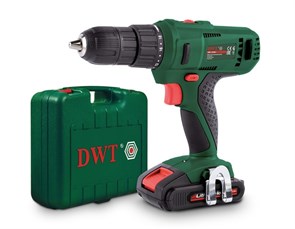 Шуруповерт аккумуляторный DWT ABS-18 BLi-2 BMC