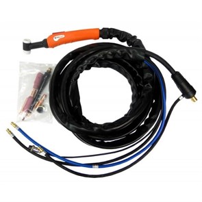 FoxWeld Горелка UnoTIG-18 8м (разъем 35мм2, с кнопкой, ж/охл.) (пр-во FoxWeld/КНР)