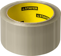 STAYER 48 мм х 60 м, 45 мкм, упаковочная клейкая лента (скотч) 1204-50 - фото 100474