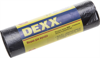 DEXX 60 л, черный, 20 шт., мешки для мусора 39150-60 - фото 100639