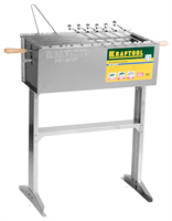 KRAFTOOL 300 x 600 x 800 мм, толщина 2 мм, нержавеющая сталь, мангал стационарный 68320 - фото 103251