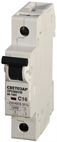 СВЕТОЗАР 40 А, 230/400 B, 10 kA, 1-полюсной, "C", автоматический выключатель "ПРЕМИУМ" SV-49031-40-C - фото 107880