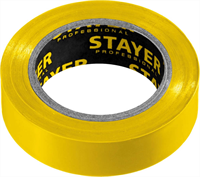 STAYER 15 мм х 10 м, не поддерживает горение, изоляционная лента пвх  Protect-10 12291-Y - фото 108040