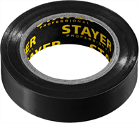 STAYER 15 мм х 10 м, не поддерживает горение, изоляционная лента пвх  Protect-10 12291-D - фото 108889
