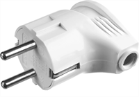 STAYER 16А/220 В, 1300 Вт, белая, угловая, вилка угловая MAXElectro 55161-W - фото 108913