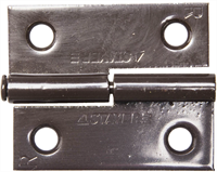 STAYER 50 x 43 x 1.8 мм, 1 шт., цвет коричневый, правая, петля разъемная MASTER 37613-50-3R - фото 109029