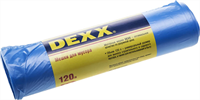DEXX 120 л, голубой, 10 шт., мешки для мусора 39150-120 - фото 109395
