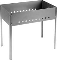 GRINDA 500 x 300 x 500 мм, сталь 0.8мм, мангал сборный BARBECUE 427782 - фото 109623