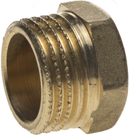 GENERAL FITTINGS 1/2", 6-ти гранная головка, "наружная резьба" заглушка 51098-S-1/2 - фото 110186