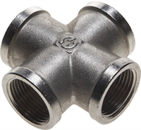 GENERAL FITTINGS 3/4", никелированная латунь, крестовина 51048-3/4 - фото 110191