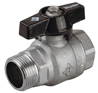 ЗУБР d 3/4", ручка "бабочка", кран шаровой полнопроходной "мама-папа" 4-51324-C-3/4 - фото 110272