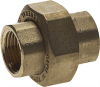 GENERAL FITTINGS 1/2", латунь, соединитель с накидной гайкой 51037-G/G-1/2 - фото 110373