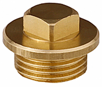GENERAL FITTINGS 3/4", 6-ти гранная головка с прижимной шайбой, "наружная резьба" заглушка 51099-3/4 - фото 110468