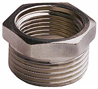 GENERAL FITTINGS 1/2"х3/8", никелированная латунь, футорка 51081-1/2-3/8 - фото 110558
