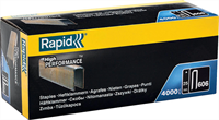 RAPID тип 55 (C / 14 / 606), 25 мм, 4000 шт., супертвердые, закаленные, скобы узкие 11737302 - фото 110654
