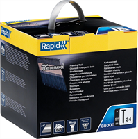 RAPID 2000 шт., 90 мм, тип 34, закаленные, гвозди супертвердые 5000801 - фото 111886