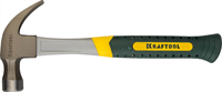 KRAFTOOL 560 г, с фиберглассовой рукояткой молоток-гвоздодер 20280-560 - фото 116984