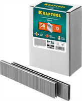 KRAFTOOL скобы тип 55, 25 мм, скобы для степлера узкие 31789-25 - фото 117981