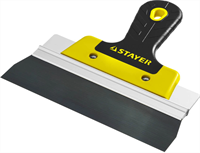 STAYER фасадный, 200 мм, анодированный, двухкомпонентная рукоятка, шпатель фасадный 10045-20 - фото 118226