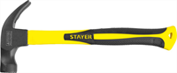 STAYER 450 г, молоток-гвоздодер кованый с магнитом Fiberglass-M 2027-450 - фото 118544