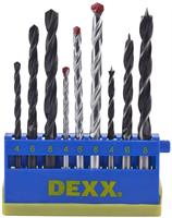 DEXX 9 шт., комбинированный набор сверл 2970-H9_z01 - фото 121098