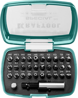 KRAFTOOL 32 шт., набор специальных бит с адаптером 2610-H32 - фото 122748