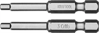 KRAFTOOL HEX3, 50 мм, 2 шт., кованые профессиональные биты X-DRIVE 26127-3-50-2 - фото 125925