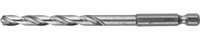 ЗУБР d 6 x 111 мм, НЕХ 1/4", класс A, Р6М5, сверло спиральное по металлу 29623-111-6 - фото 126859