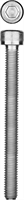 ЗУБР М8x60 мм, 5 кг (180 шт.), кл. пр. 8.8, оцинкованный, винт DIN 912 30318-08-060 - фото 130458