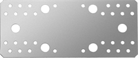 ЗУБР 210 х 90 х 2.5 мм, крепежная пластина КП-2.5 31023-210 - фото 131836