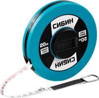 СИБИН 20 м х 10х0.16 мм, мерная лента фиберглассовая 34154-20 - фото 135149