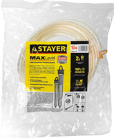 STAYER 10 м х 6 мм, гидроуровень строительный MAXLevel 3486-06-10 - фото 136163