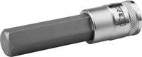 KRAFTOOL 1/2", 100 мм, S2 сталь, H17, удлиненная, фосфатированная, торцовая бита-головка INDUSTRIE QUALITAT 27909-17_z01 - фото 136610
