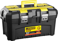 STAYER 490 x 262 x 250 мм (19"), пластиковый, ящик для инструментов TITAN-19 38016-19 - фото 136781