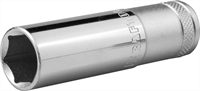 KRAFTOOL 1/2", 16 мм, Cr-V сталь, хромированная, торцовая головка удлиненная 27807-16_z01 - фото 136904