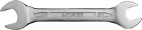 STAYER 24х27 мм, Cr-V сталь, хромированный, гаечный ключ рожковый 27035-24-27 - фото 136959