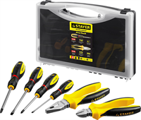STAYER 6 шт., набор слесарно-монтажного инструмента 2202-H6 - фото 136963