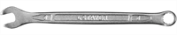 STAYER 6 мм, Cr-V сталь, хромированный, гаечный ключ комбинированный 27081-06 Professional - фото 137625