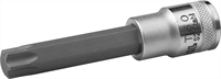 KRAFTOOL 1/2", 100 мм, S2 сталь, Т60, удлиненная, сатинированная, торцовая бита-головка INDUSTRIE QUALITAT 27906-60_z01 - фото 137802