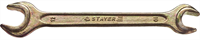 STAYER 10х12 мм, оцинкованный, гаечный ключ рожковый 27038-10-12 - фото 137906